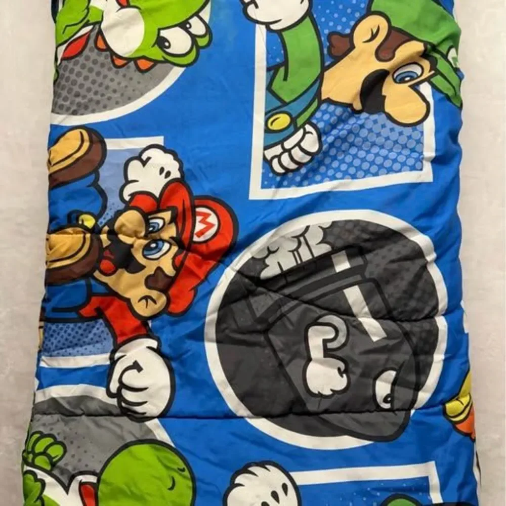 Super Mario Twin Bedding Set Reversible Comforter 6 Pc